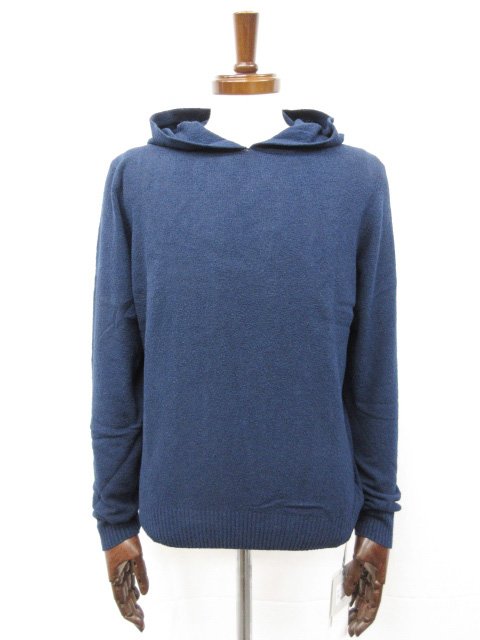 未使用 【ザノーネ ZANONE】 812996 ZM308 Z1375 定価48400円 パイル地 薄手 パーカー (メンズ) size46 ネイビー 紺◯10ZZN0422◯ 【中古】|クール・ヴェール 店