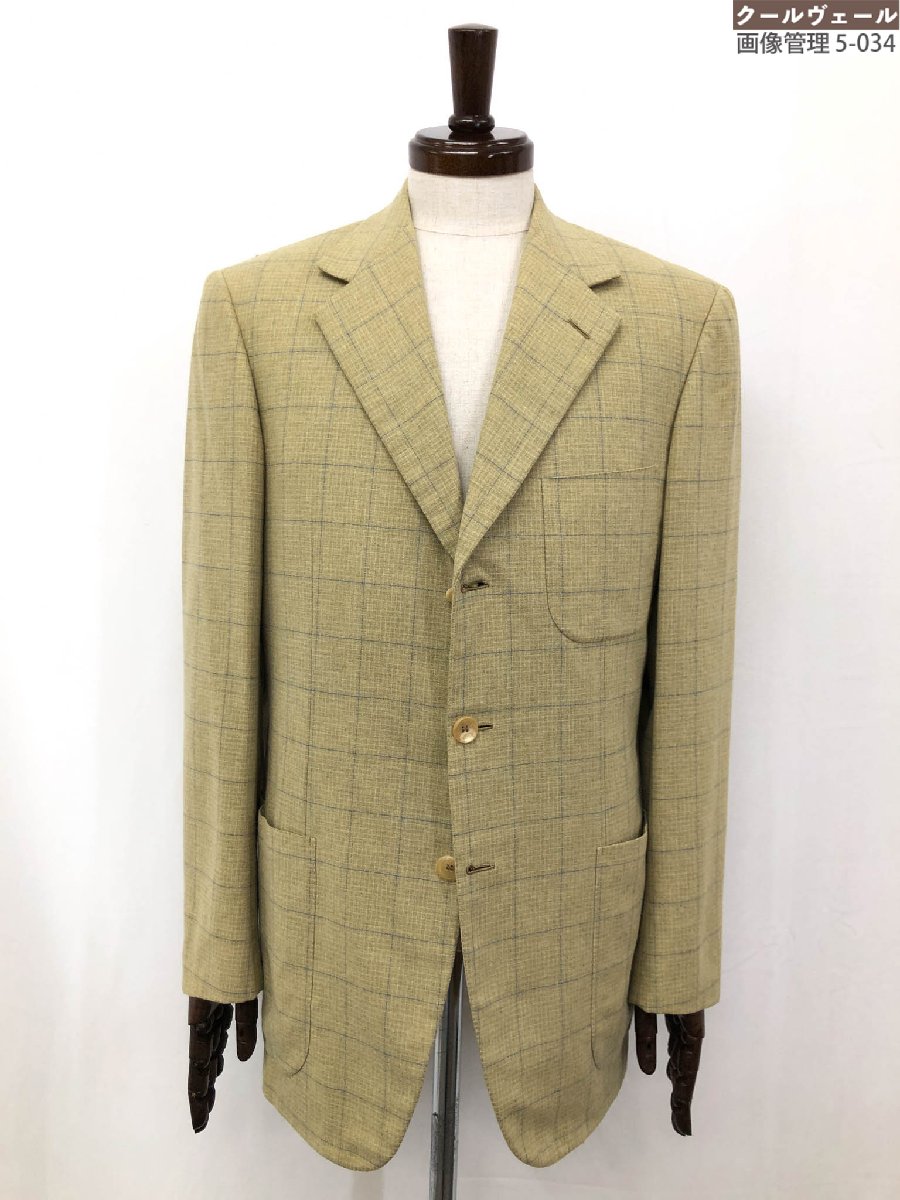正規品　テーラードジャケット　Brioni ブリオーニ　格子柄　　イタリア製 正規品 テーラードジャケット Brioni ブリオーニ 格子柄 イタリア製