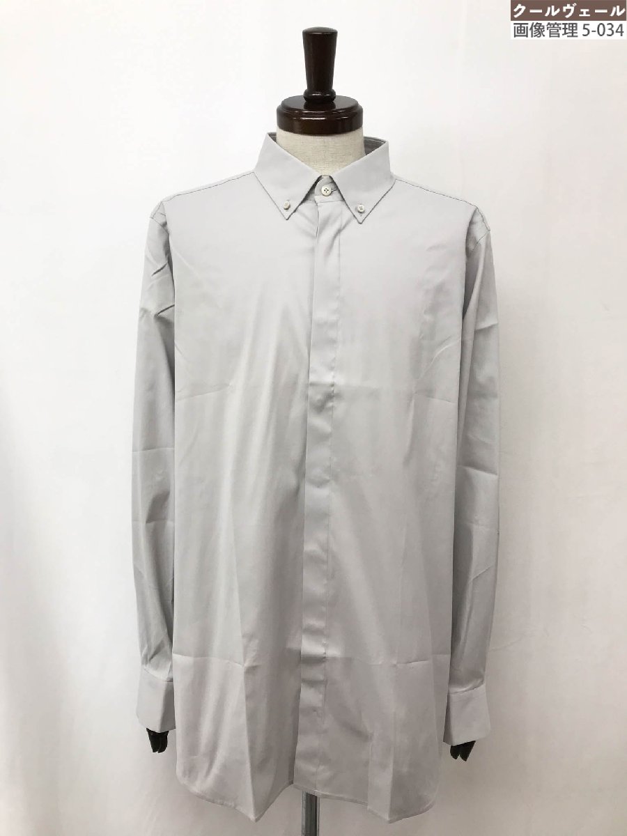 PRADA プラダ 長袖 シャツ ストレッチ ドレスシャツ プラダ PRADA ワイシャツ ポプリンストレッチシャツ ブラック