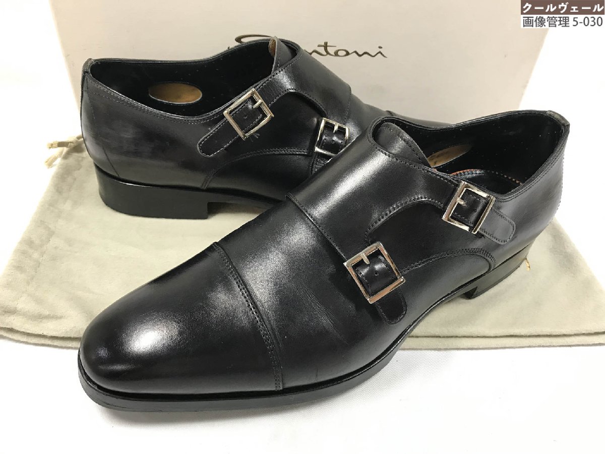 楽天市場】SANTONI サントーニ 14798 レザーダブルモンク