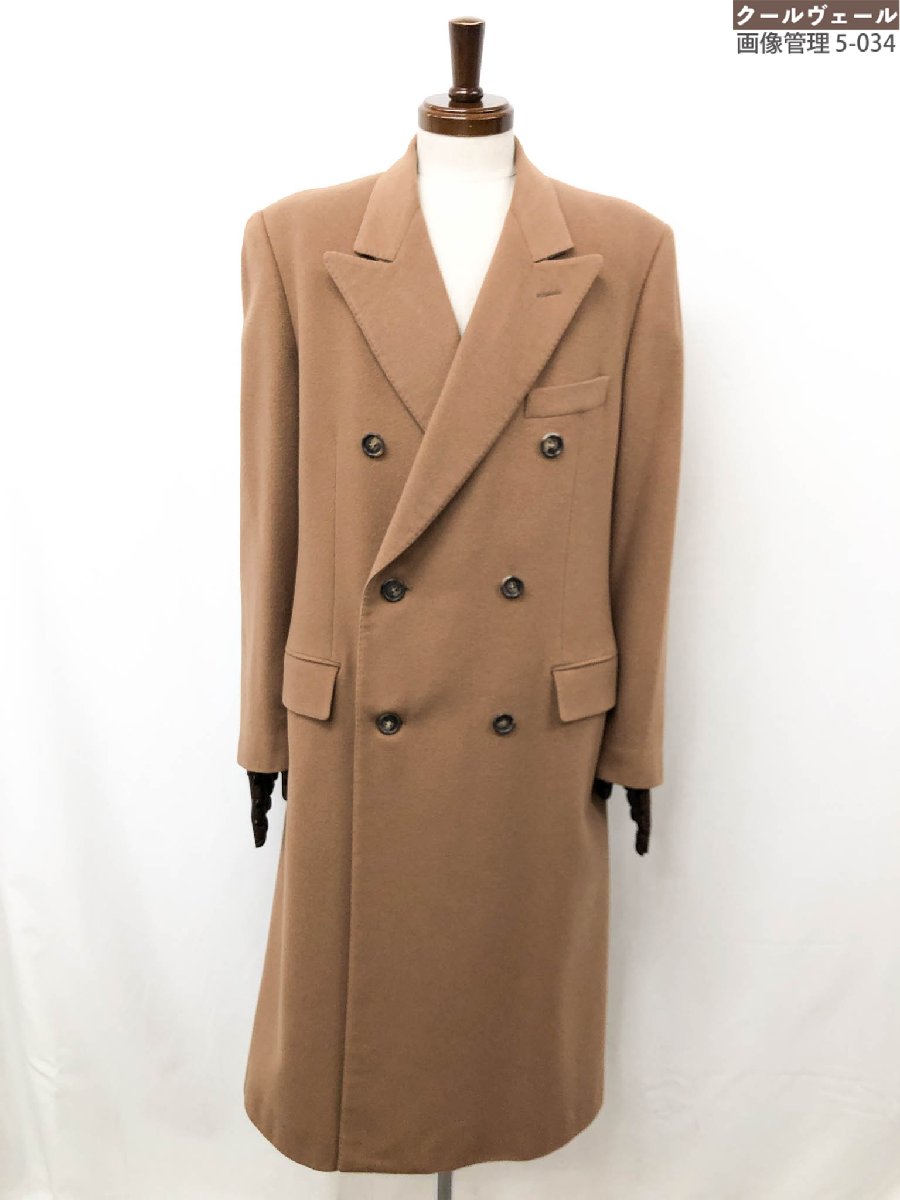 ヴィンテージ USA製 カシミヤ100% ロングコート チェスターコートS637 ヴィンテージ USA製 カシミヤ100% ロングコート チェスター