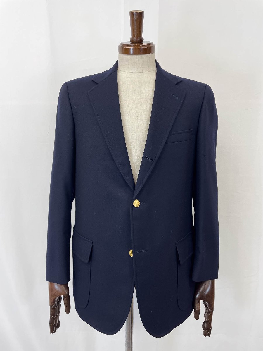 極美品 Brooks Brothers ダブル ジャケット 紺ブレ 金ボタン ブルックスブラザーズ 紺ブレザー 金ボタン ダブル テーラード