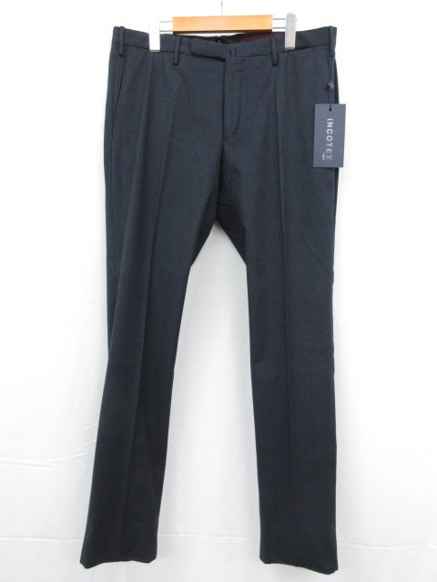 未当てはめる 【インコテックス INCOTEX】 1T0030 4514J 831 通貨価値46200円 綿織物スラックス ズボン下  (メンズ) size52 米国海軍 ★3SLP0149★【中古】