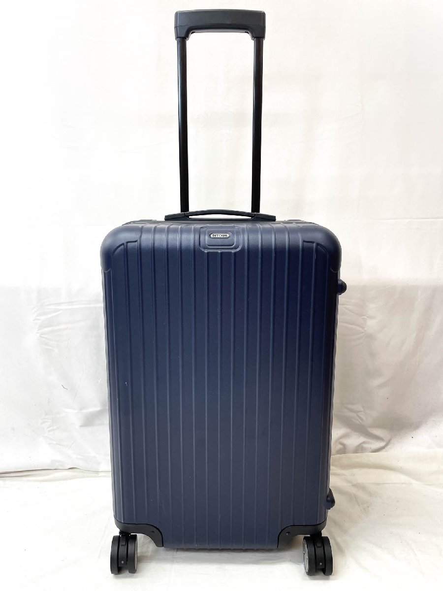 極美品【リモワ RIMOWA】 サルサ マルチ車輪 64L ポリカーボネイト製 旅行バッグ 4輪 81063394120176216(メンズ)米国海軍★5SC0405★ 【中古】