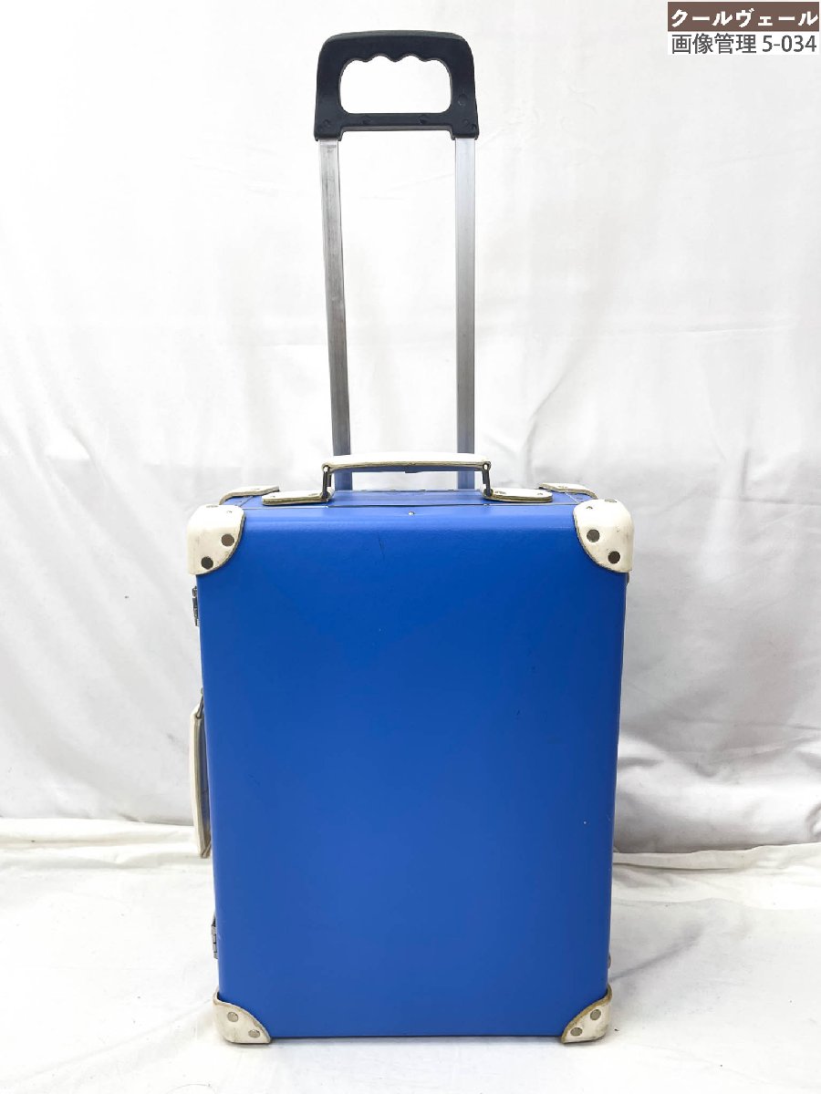 【グローブトロッター GLOBE-TROTTER】 クルーズ リュクス エアタヒチ ヌイ コラボ スモールキャリーオン 18インチ ライトブルー★5SC0407 【中古】