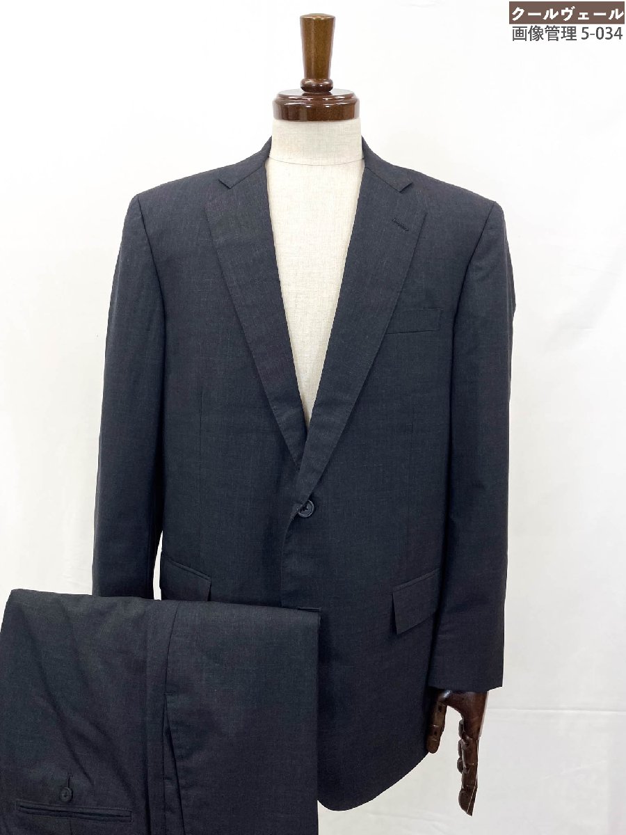 超美品【ブルックスブラザーズ BROOKS BROTHERS】2ボタン 無地 カノニコ生地 スーツ REGENT FIT (メンズ) 42SHT 36W グレー ◎35MSB0913◎【中古】｜クール・ヴェール 店