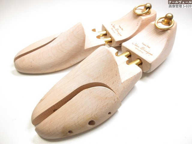 美品 【ジャランスリワヤ Jalan Sriwijaya】 シュー天然木 シューGK (メンズ) size40/41 意味有りげなお靴の庫入れに♪★37STB0096★【中古】