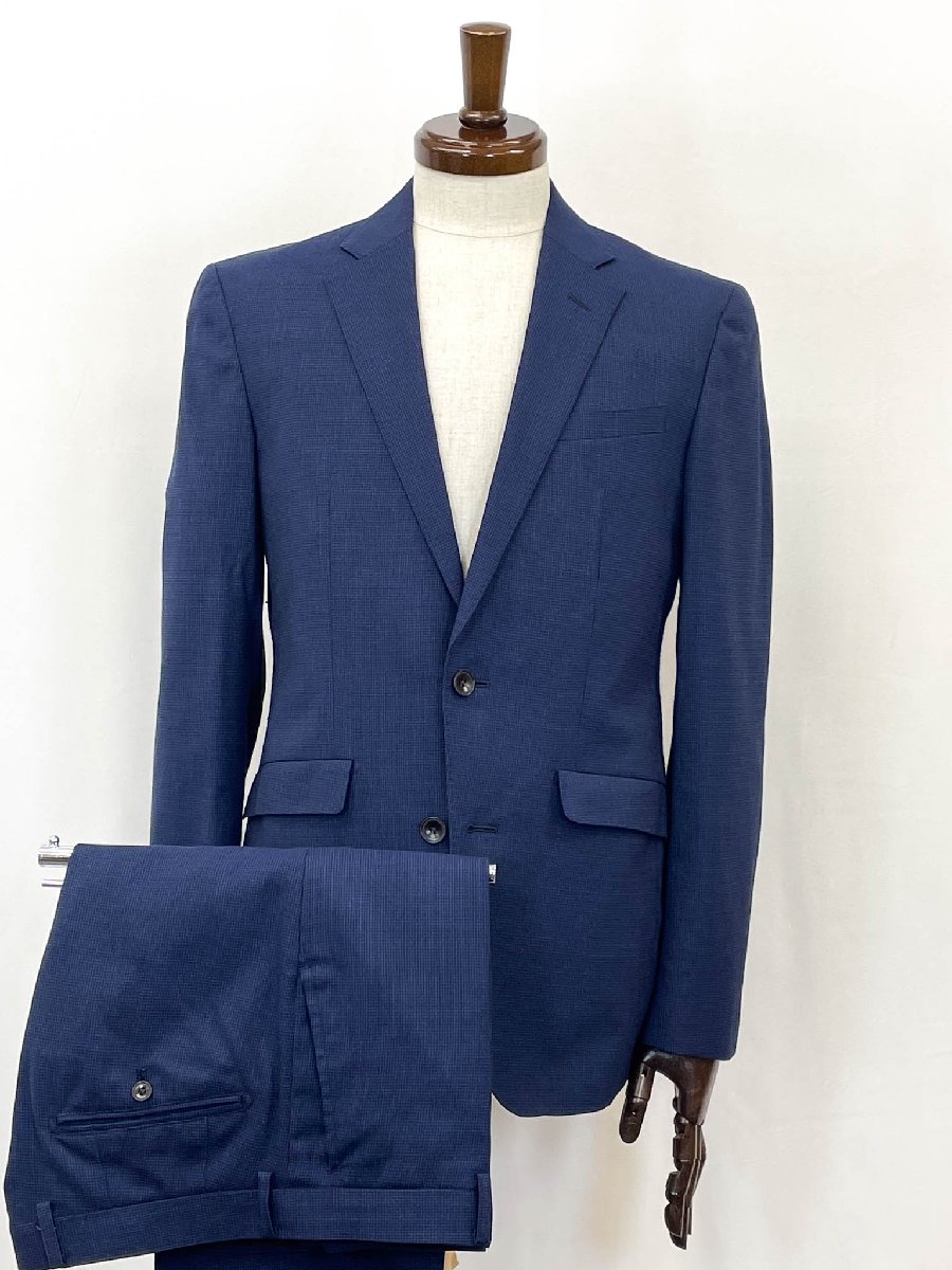 超美品【背広選りわける SUIT SELECT】BLRP1953 シングル2名取り草 マイクロチドリ柄 背広 (メンズ) sizeA5 米国海軍 ★35MSB0366★【中古】