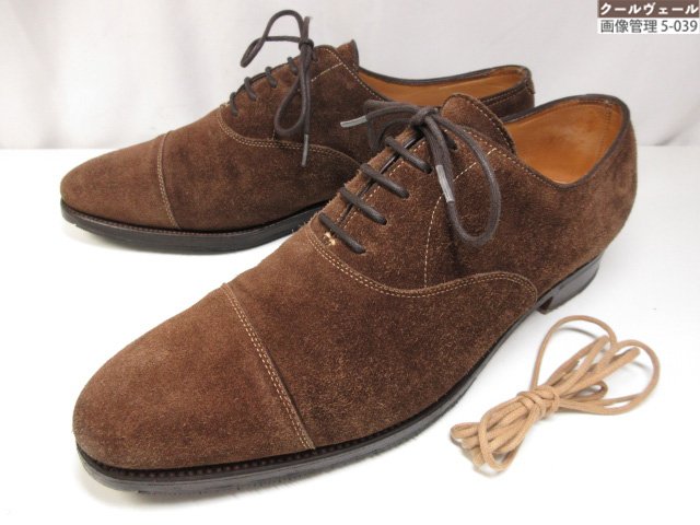 美品【ジョンロブ JOHN LOBB】CITY2 シティ キャップトゥ スエードレザー シューズ トゥスチール付き (メンズ)size6.5E7000 茶 ★39MZB0519【中古】｜クール・ヴェール 店