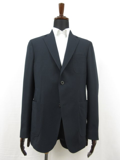 通貨価値96.800円 未当て嵌める【モンテドーロ MONTEDORO】632071 M4542 820 URBAN TRAVELLER 2名取り草 アンコンジャケット(メンズ)50 紺★17SLJ0050★【中古】