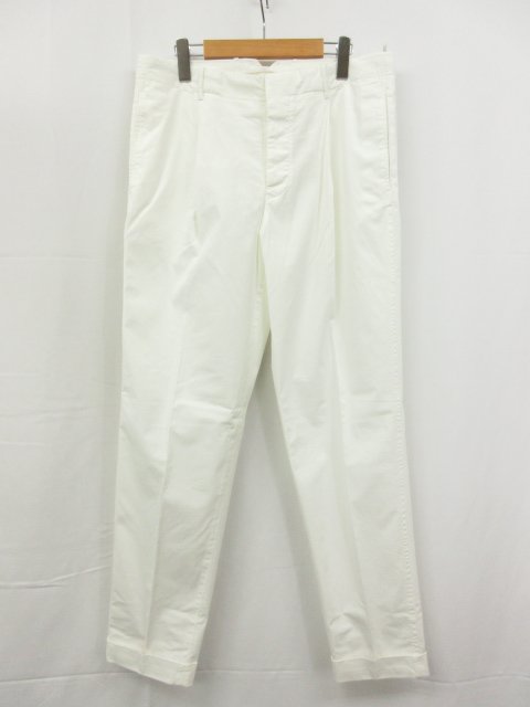 未使用 【インコテックス INCOTEX】 1W0065 9098Y 002 定価43450円 ROYAL BATAVIA パンツ スラックス (メンズ) size44 白 ◯10SLP0486◯【中古】|クール・ヴェール 店