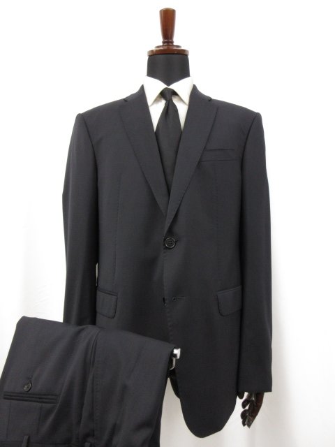 未使用品 【エンポリオアルマーニ EMPORIO ARMANI】 M LINE 2ボタン 紺無地 スーツ (メンズ) 54 濃紺 ネイビー W1VMEB 01504 ◯27EMP263 【中古】|クール・ヴェール 店