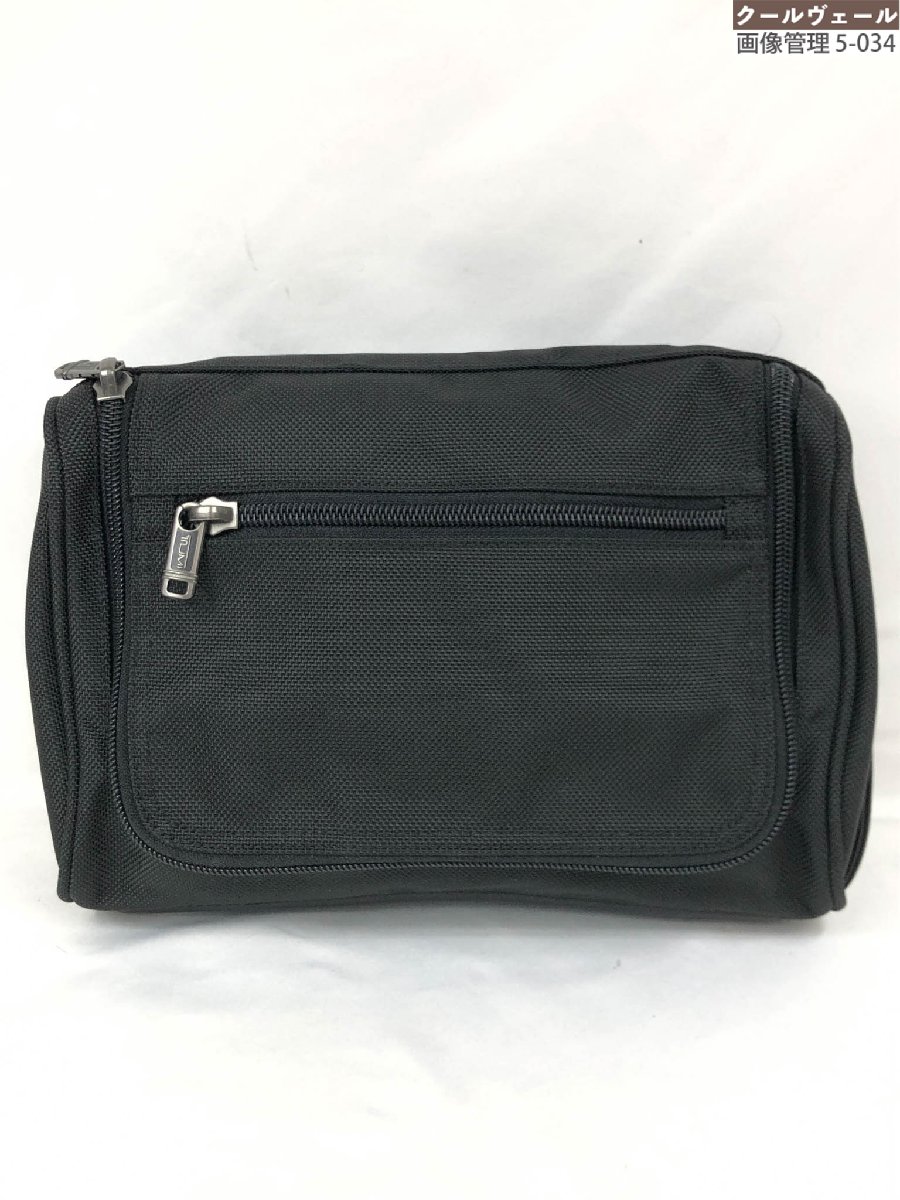 【極美品】TUMI トラベルキット　トラベルポーチ　ハンキング　黒 トゥミ TUMI ポーチ ALPHA 3 ハンギング トラベル キット