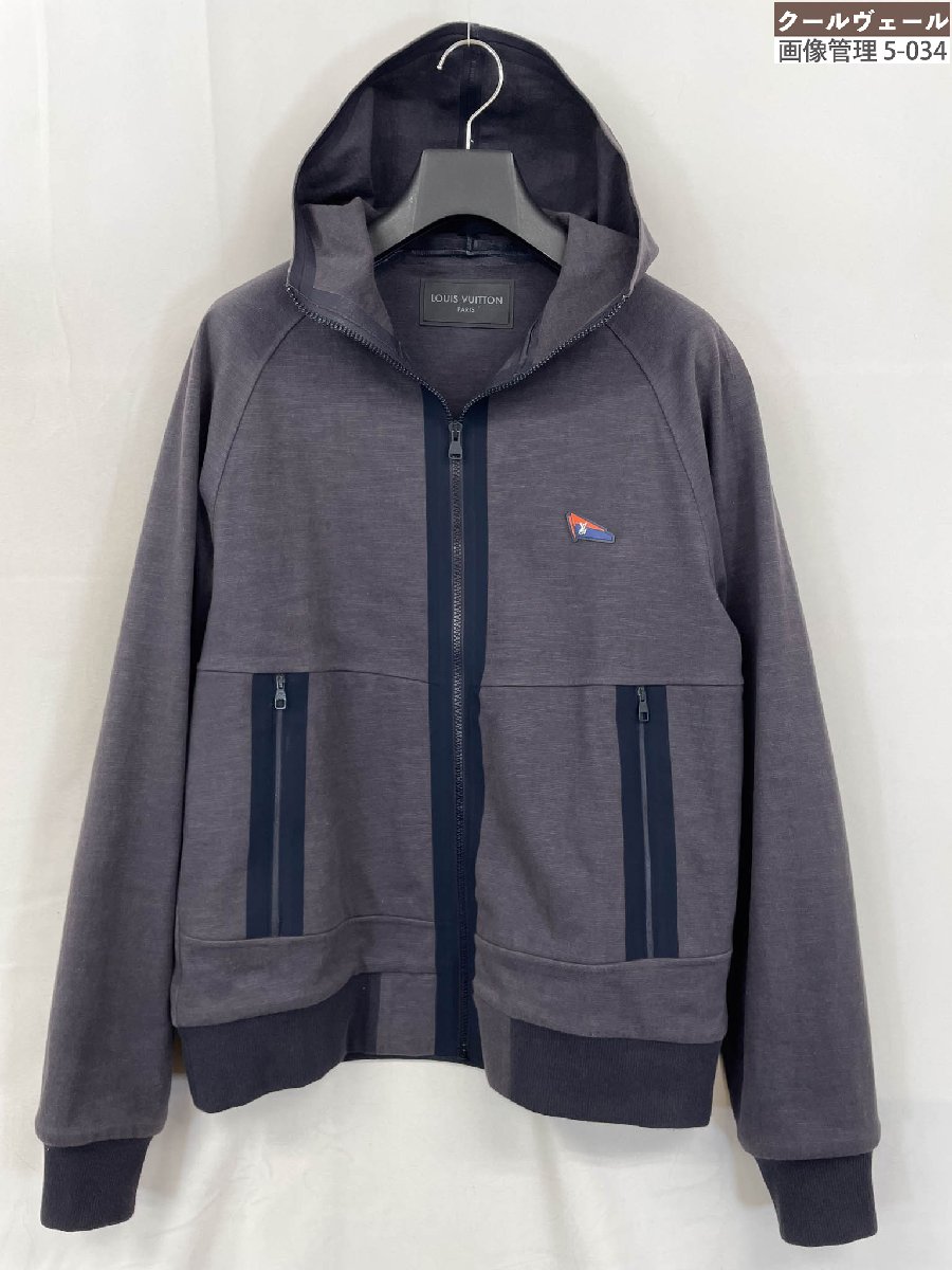 Louis Vuitton フード付きジャケット 34 リバーシブルが嬉い＊【Louis Vuitton】LV フード ブルゾン