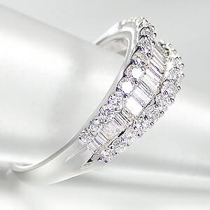 ALARRI 0.25 Carat 14K Solid White Gold Look Inward Pink Topaz Necklace with 20 Inch Chain Length