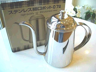 楽天市場 コーヒードリップポット カリタ 細口ポット 0 7l コーヒー豆通販coffeesakura