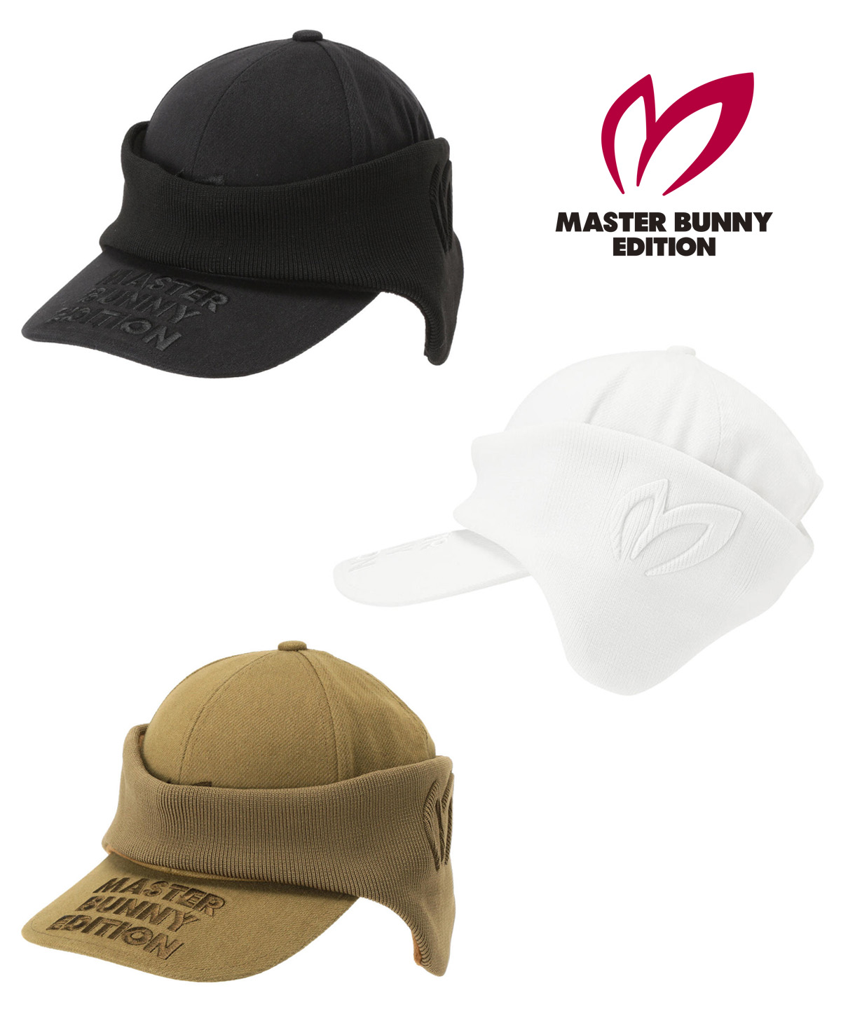【月間MVP受賞】マスターバニーエディション 3WAY キャップ ゴルフ ユニセックス メンズ レディース MASTER BUNNY EDITION 2025秋冬【送料無料】