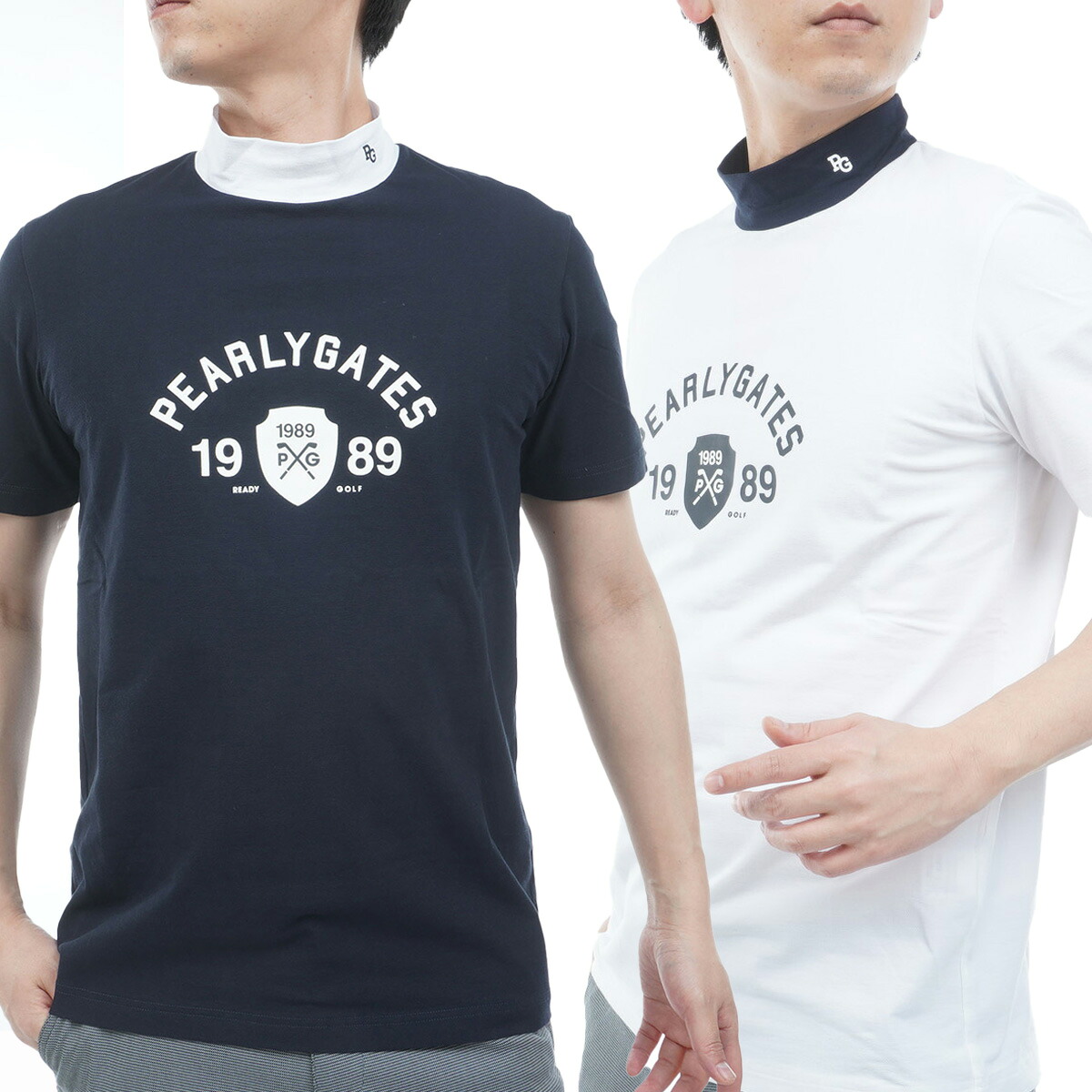 【月間MVP勝ちえる】パーリーゲイツ メンズ ハイネック カットソー 半袖 ゴルフ御召しもの PEARLY GATES 2026春夏【貨物輸送無料】