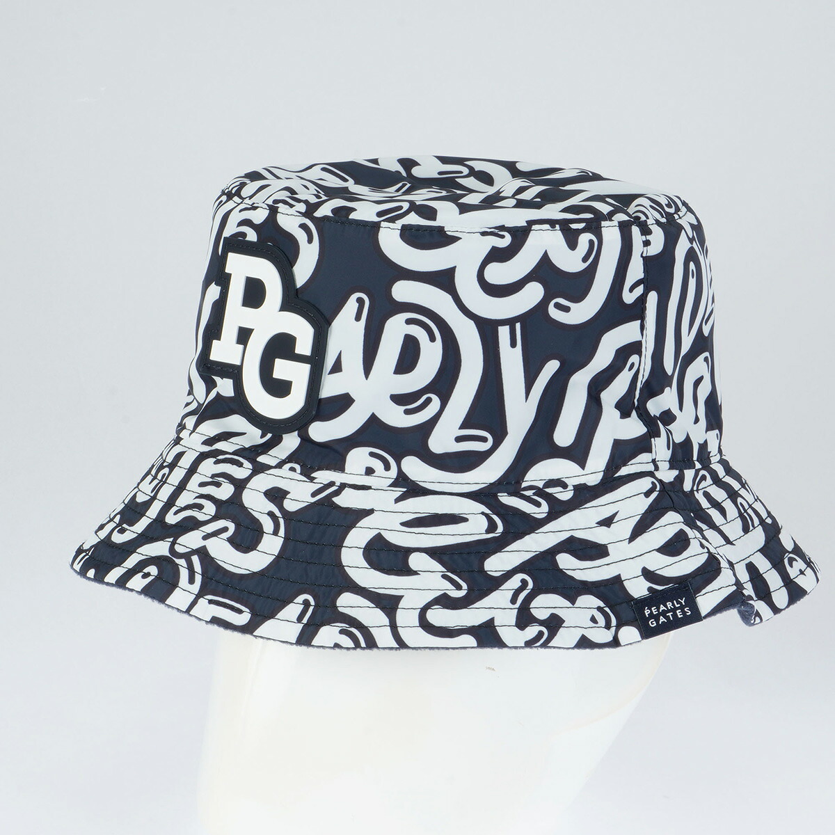 【月間MVP受賞】パーリーゲイツ ぷにぷにロゴ柄 裏フリース ハット ゴルフ ユニセックス メンズ レディース PEARLY GATES 2025秋冬【送料無料】