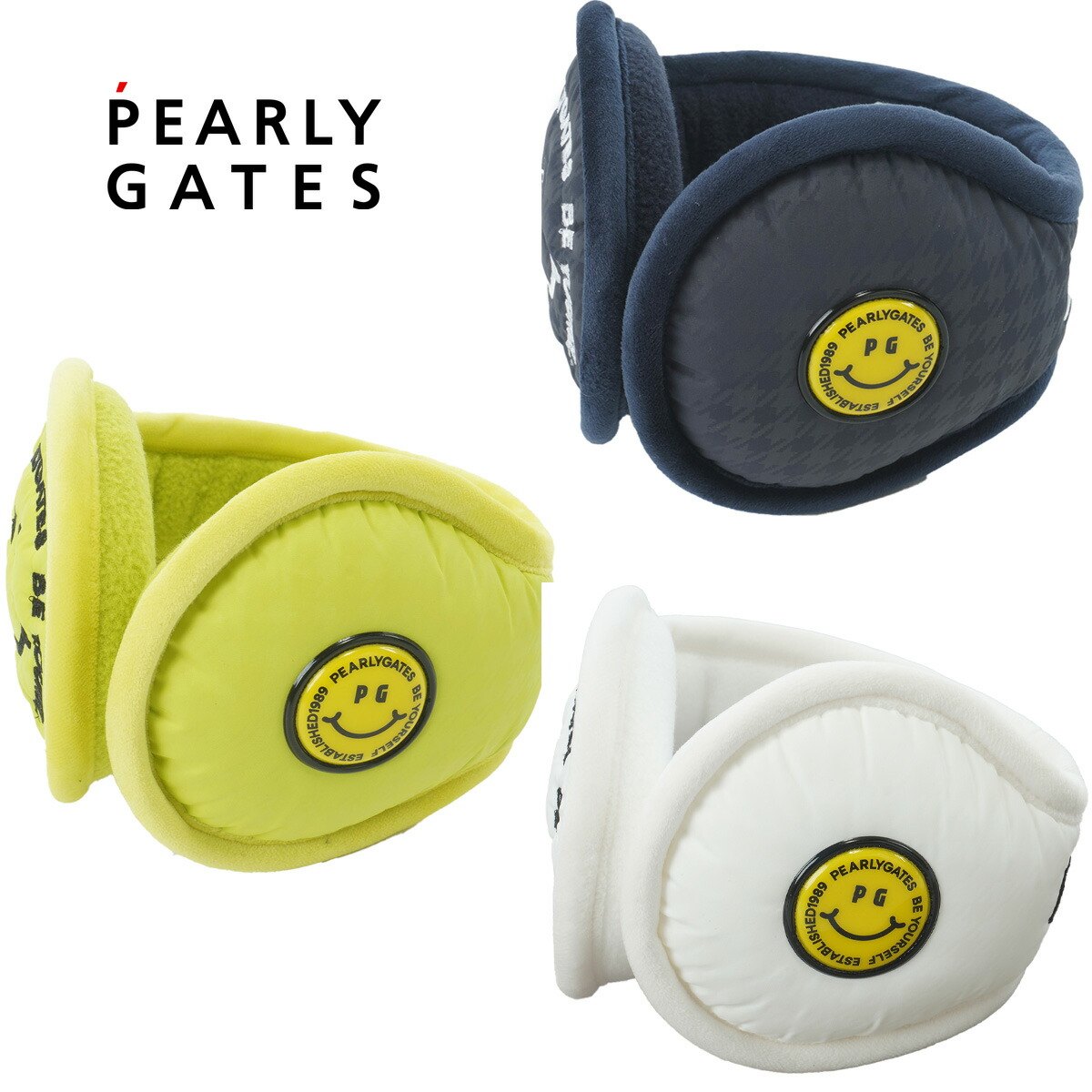 PEARLY GATES パーリーゲイツ イヤーマフ ニコちゃん 迷彩 カモフラ柄