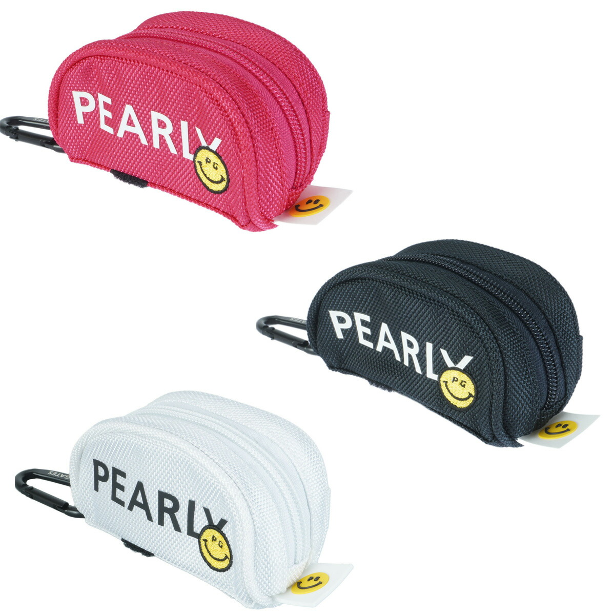 【月間MVP受賞】パーリーゲイツ ロゴ × PG SMILEボールポーチ ゴルフ ユニセックス メンズ レディース PEARLY GATES 2025秋冬【送料無料】