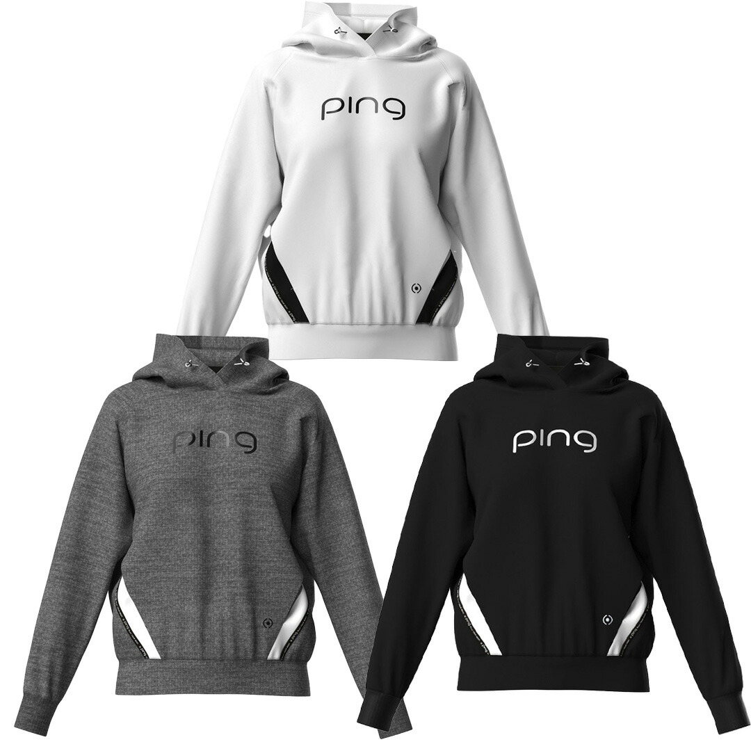 【月間MVP勝ち取る】PING レディース スウェットフーディ 伸ばすこと 裏メッシュ ロゴタイプ磁気テープ  PERFORMANCE ゴルフ御召しもの ピン 2026春夏【貨物輸送無料】