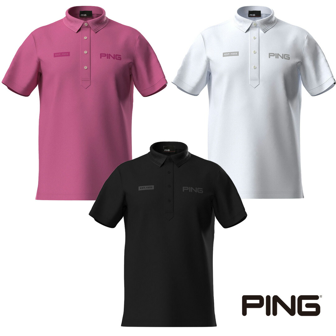【月間MVP勝ち取る】PING メンズ  高速道路速乾 UV スポーツシャツ サンベール × クールフロー カノコ 半袖  PERFORMANCE (MENS)ゴルフ御召しもの ピン 2026春夏【貨物輸送無料】
