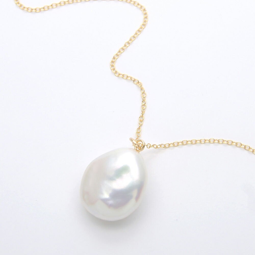 楽天市場】淡水パール ペンダント 大粒 バロック 自然の造形美