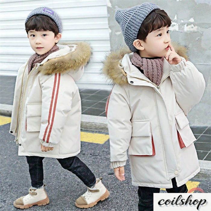 【制限事項500円OFF】韓国小わっぱ服 厚地の外套 キッズ お坊っちゃん もの言う花 真っただ中丈厚地の外套 擬装柄 冬服  防寒威風堂々たる 裏起毛 ボンネット付き添い人 ファスナー厚地の外套 心地好い 普段着 薄墨色 青碧 90-140