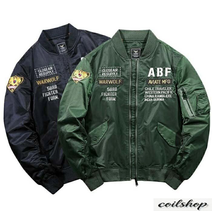 MA-1 航空上衣 ミリタリー上衣 メンズ レディース アウター 上衣 ブランド名 今めかしい 大層らしい大きさ MA1  貨物輸送無料 春アウター 夏 秋 新作 ジップアップジャケット メンズ 上衣