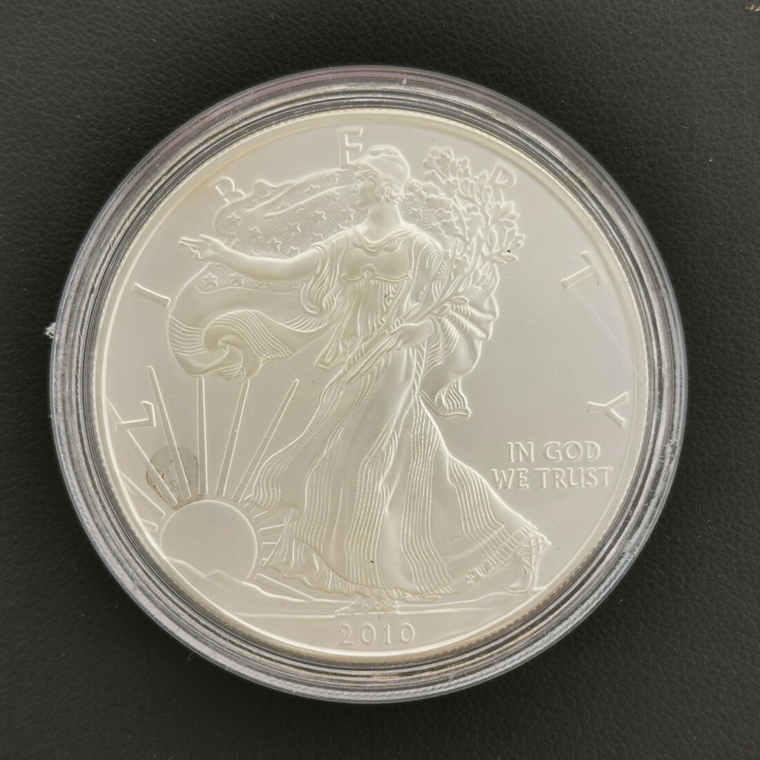 アメリカ 1ドル銀貨 ランダム年 1オンス ウォーキングリバティ イーグル銀貨 純銀製 31.1g（プラケース入り）