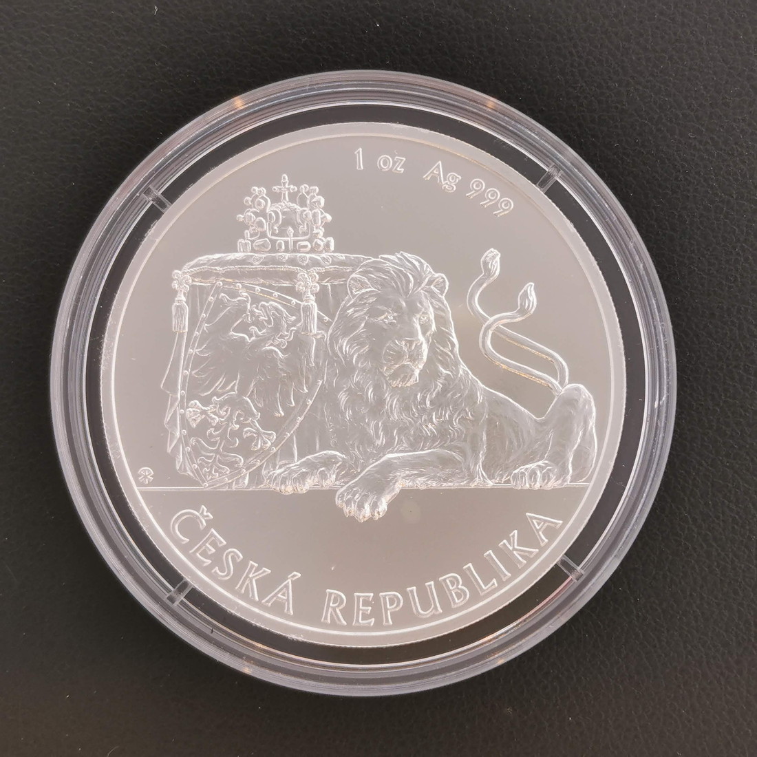 ニウエ 2ドル銀貨 2018年 二尾のライオン 1オンス 純銀製 31.1g チェコ造幣局