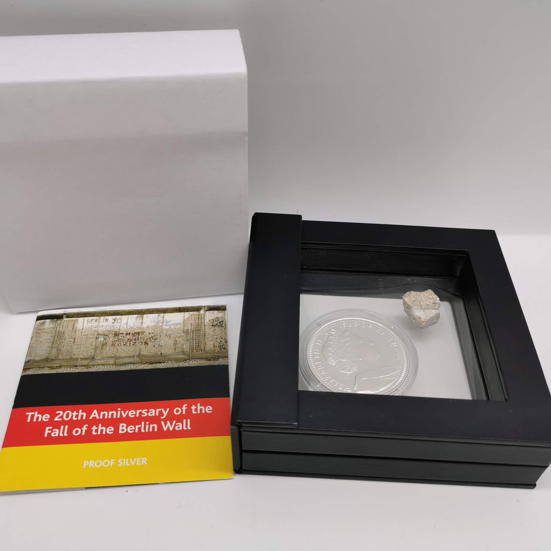 ISLE OF MAN マン島 銀貨 2009 1クラウン プルーフ銀貨 ベルリンの壁崩壊20周年記念 ケース付属 シルバー