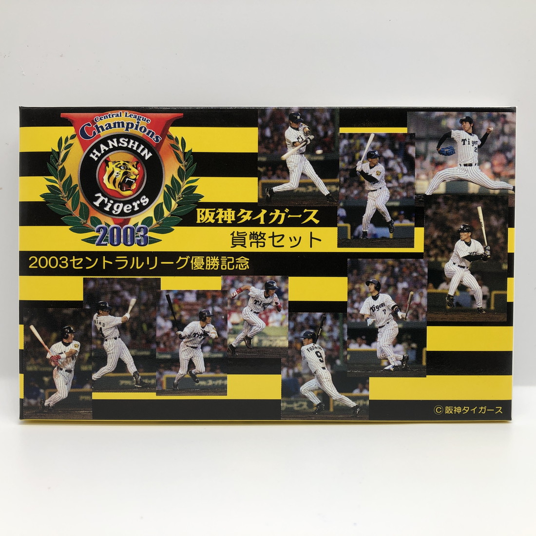 週末値下げ 阪神タイガース 2003年 セ•リーグ優勝 記念純銀メダル120g 081871_7.jpg