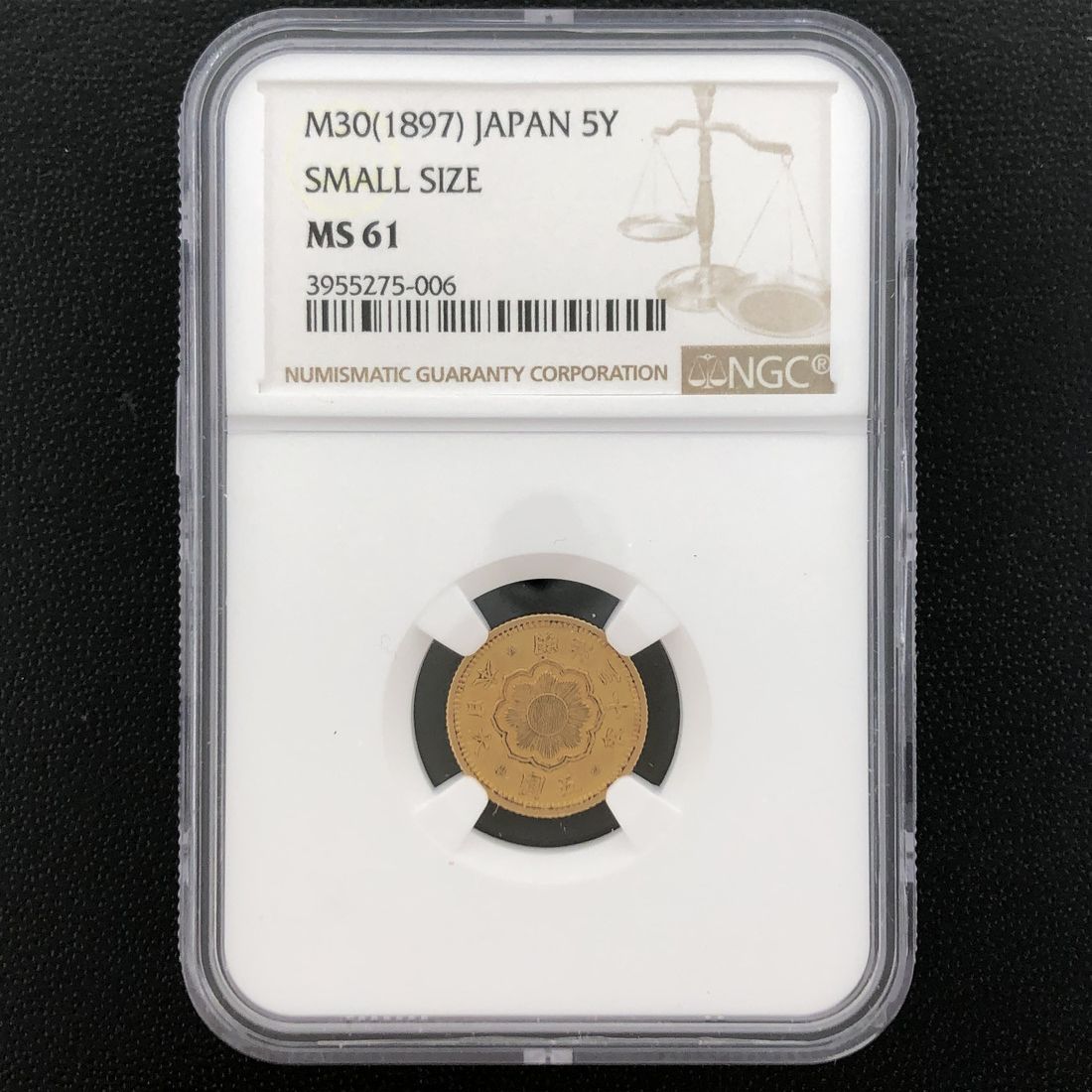 【本物保証】NGC 鑑定済　明治42年銘　新10円 金貨　日本貨幣商協同組合認定 新10円金貨 明治42年 未使用 日本貨幣商協同組合鑑定書付 | ミスター