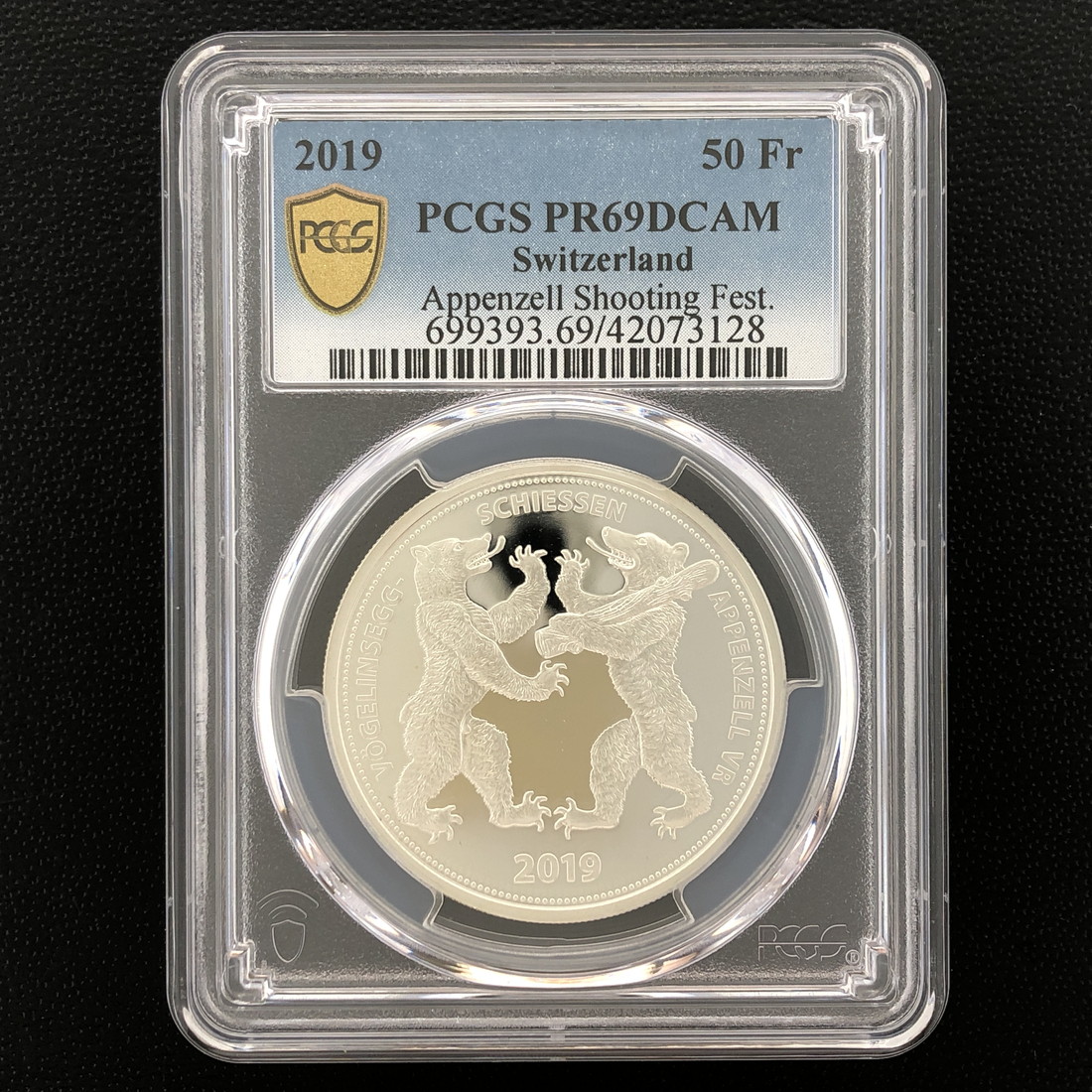 【楽天市場】SWITZERLAND スイス 50フラン銀貨『ルツェルン』嘆きのライオン 2013スラブ入り PCGS PR 69 DCAM 射撃祭 :  記念コインの七福本舗 楽天市場店