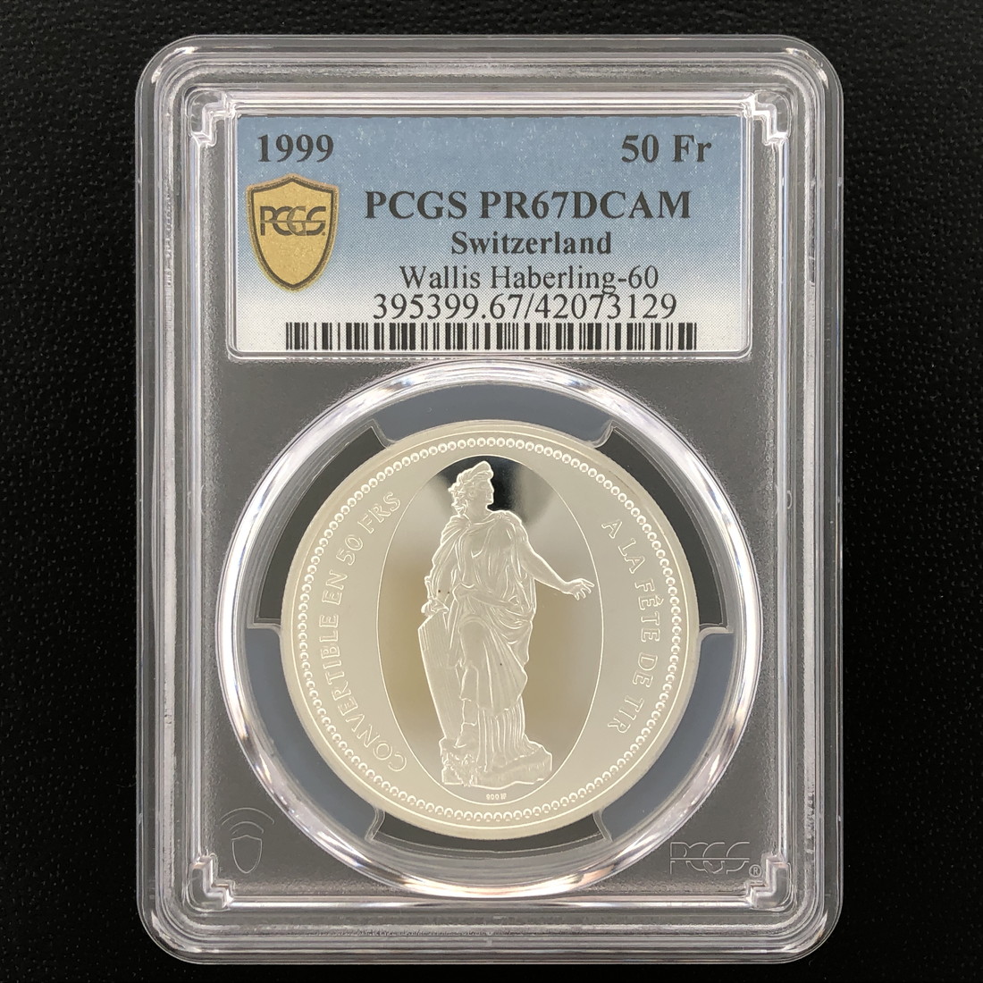 1997年 HF スイス 50Fr 銀貨 PCGS PR67 DCAM 楽天市場】SWITZERLAND スイス 50フラン銀貨 1995 スラブ入り