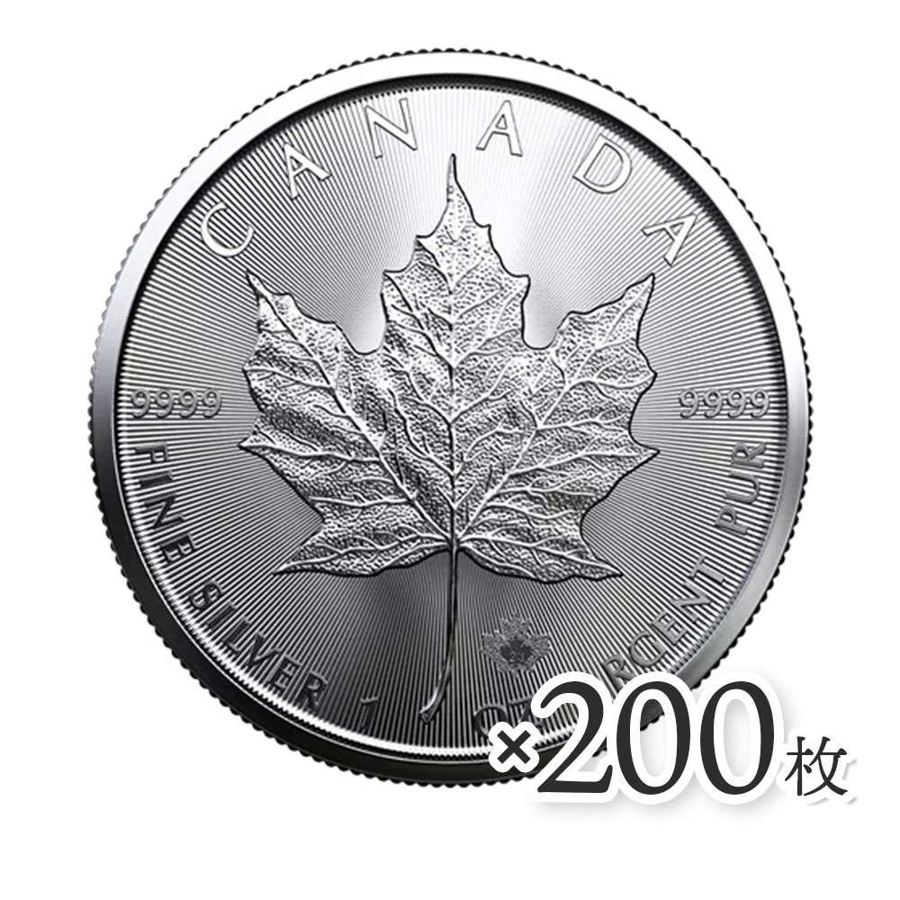 カナダ 2023 メイプルリーフ 5ドル 1オンス 地金型銀貨 (コイン