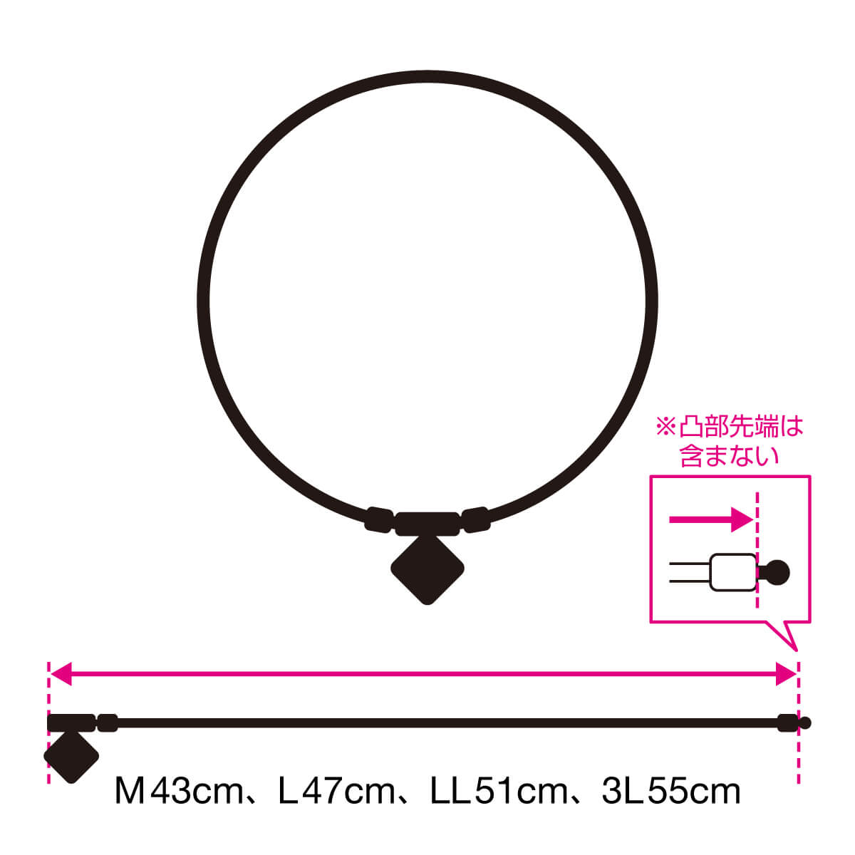公式店P10倍】コラントッテ TAO ネックレス AURA マットブラック 磁気