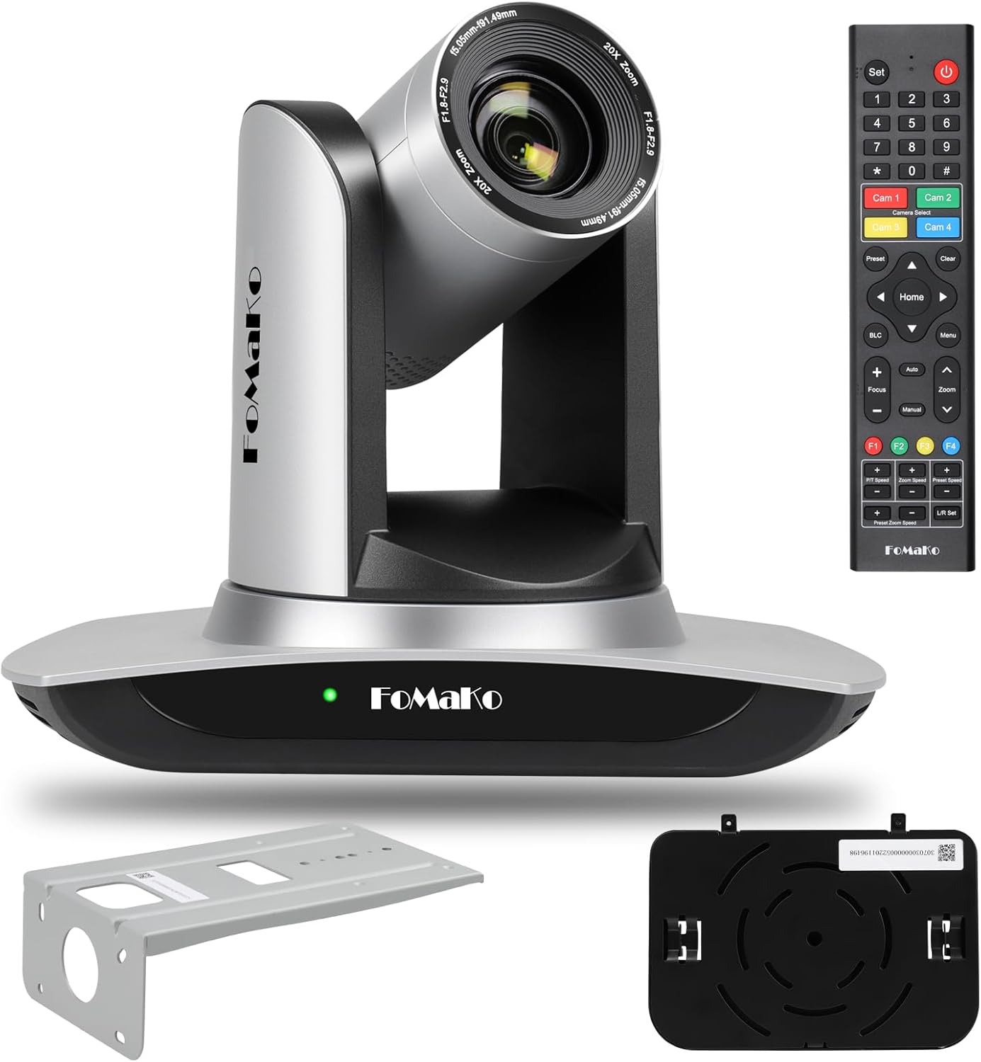 【2026生い立つ版 20倍光学望遠レンズ】FoMaKo HDMI PTZ 写真機 人工知能学自動小銃追掛ける IP写真機 USB3.0/HDMI/Lan 固定ディスク1080P60 PoE役立つこと 広角 遠隔操作取りまわし 大人数の円卓会議 ライブ配送 申しひらき室 ホスピタル 組織宗教に相応う