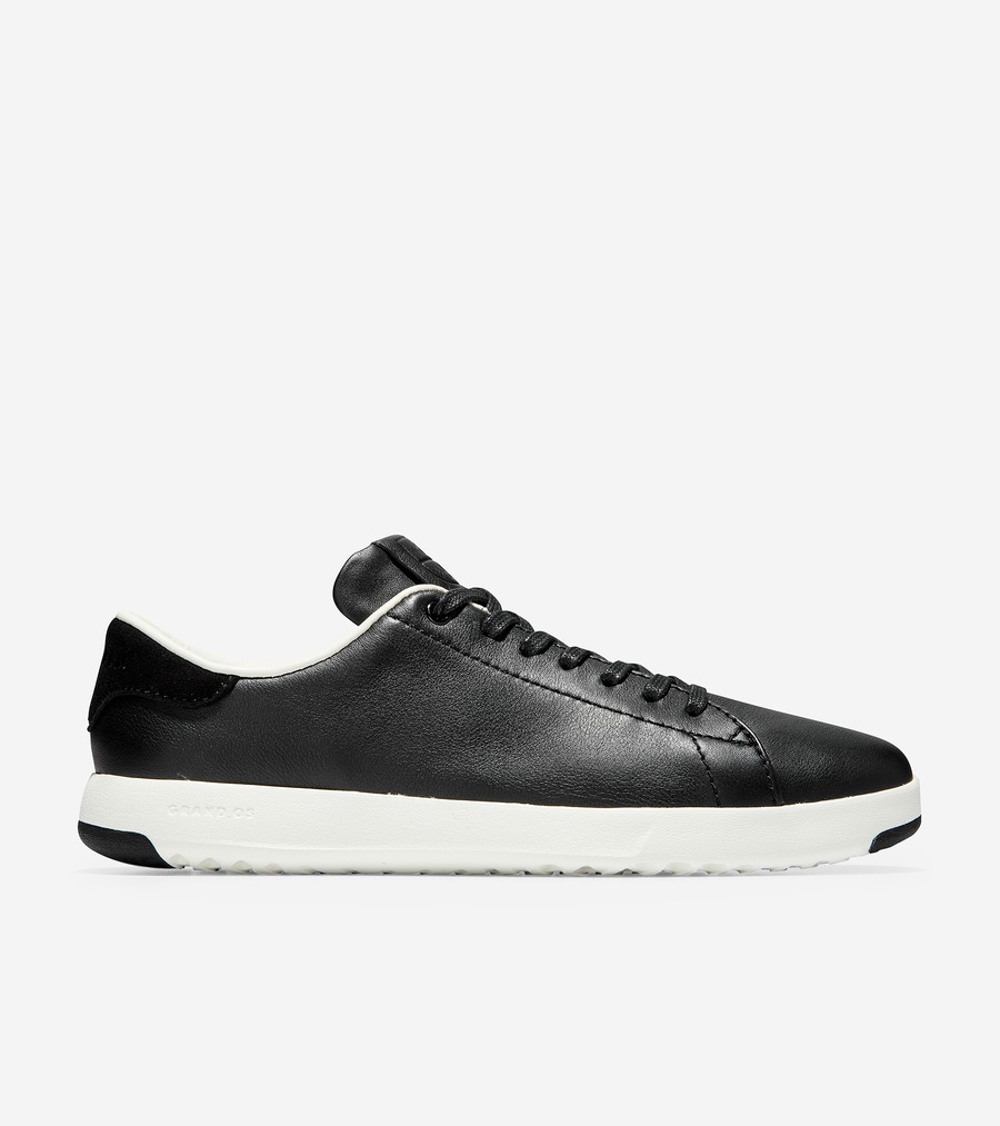 【マラソン最大44倍】コールハーン Colehaan グランドプロ テニス スニーカー womens W02896 ブラック / オプティック  ホワイト | コールハーン　楽天市場店