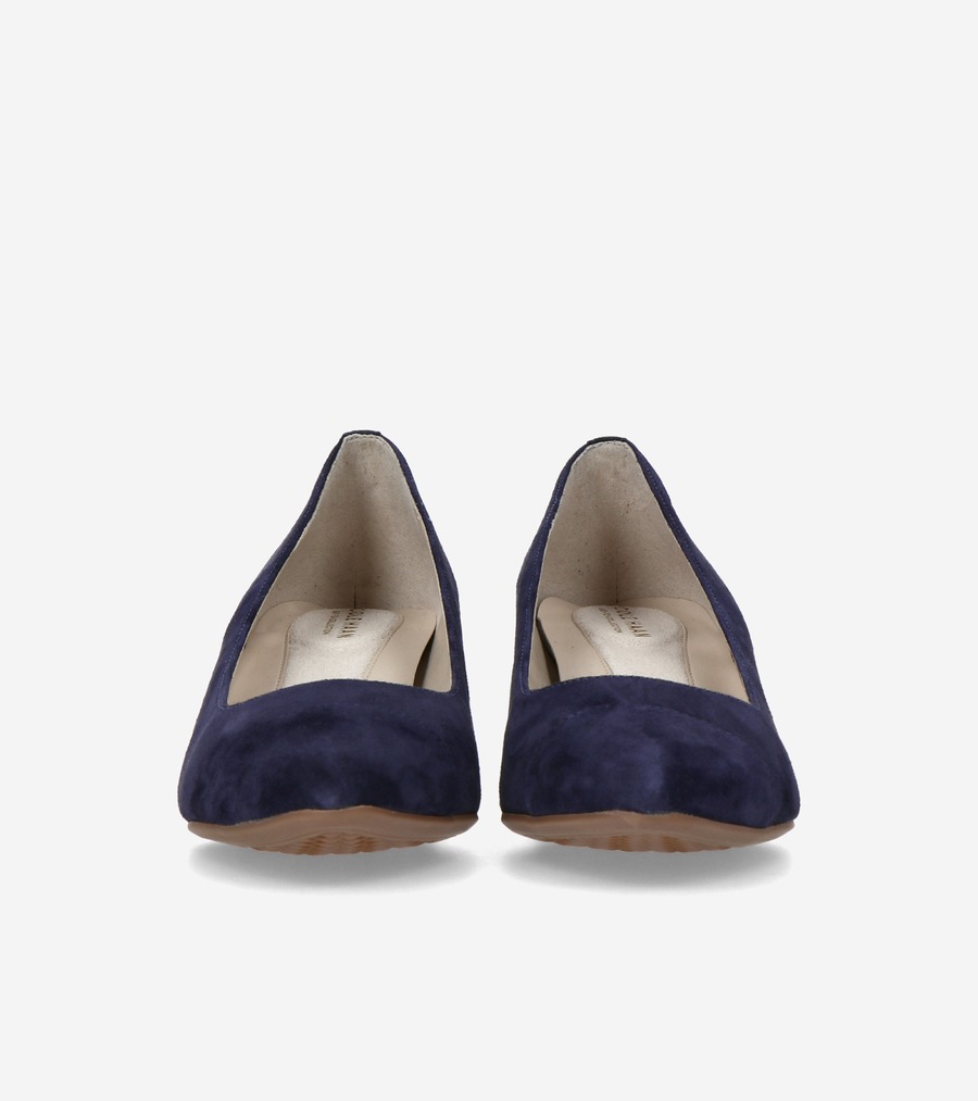 工場直送 楽天市場 コールハーン Colehaan アウトレット ウィメンズ アウトレット シューズ パンプス ウェッジ ザ ゴートゥー パンプ 45mm Womens W マリンブルー スエード ウォータープルーフ コールハーン 楽天市場店 輝く高品質な Www Gracelandrnc Com