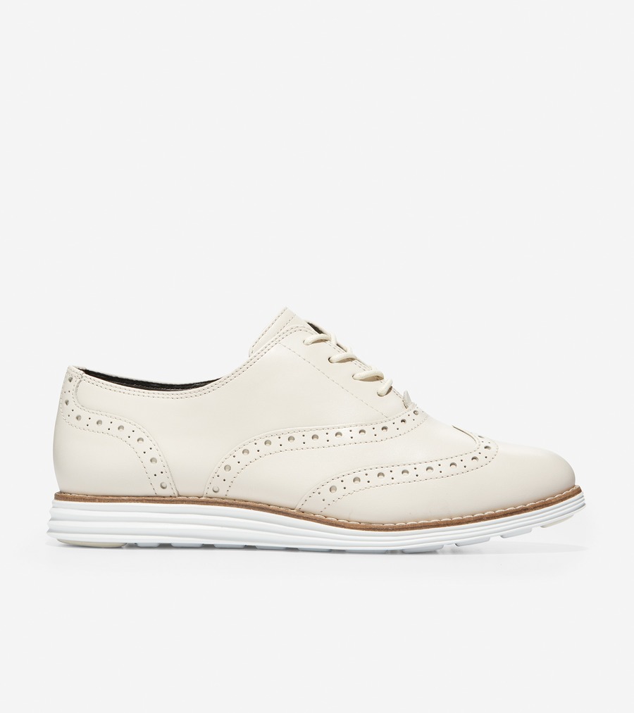 早い者勝ち コールハーン Colehaan レザー アイボリー W006 Womens オックスフォード ウィングチップ オリジナルグランド オックスフォード シューズ アウトレット ウィメンズ アウトレット W006 Bronze Qa