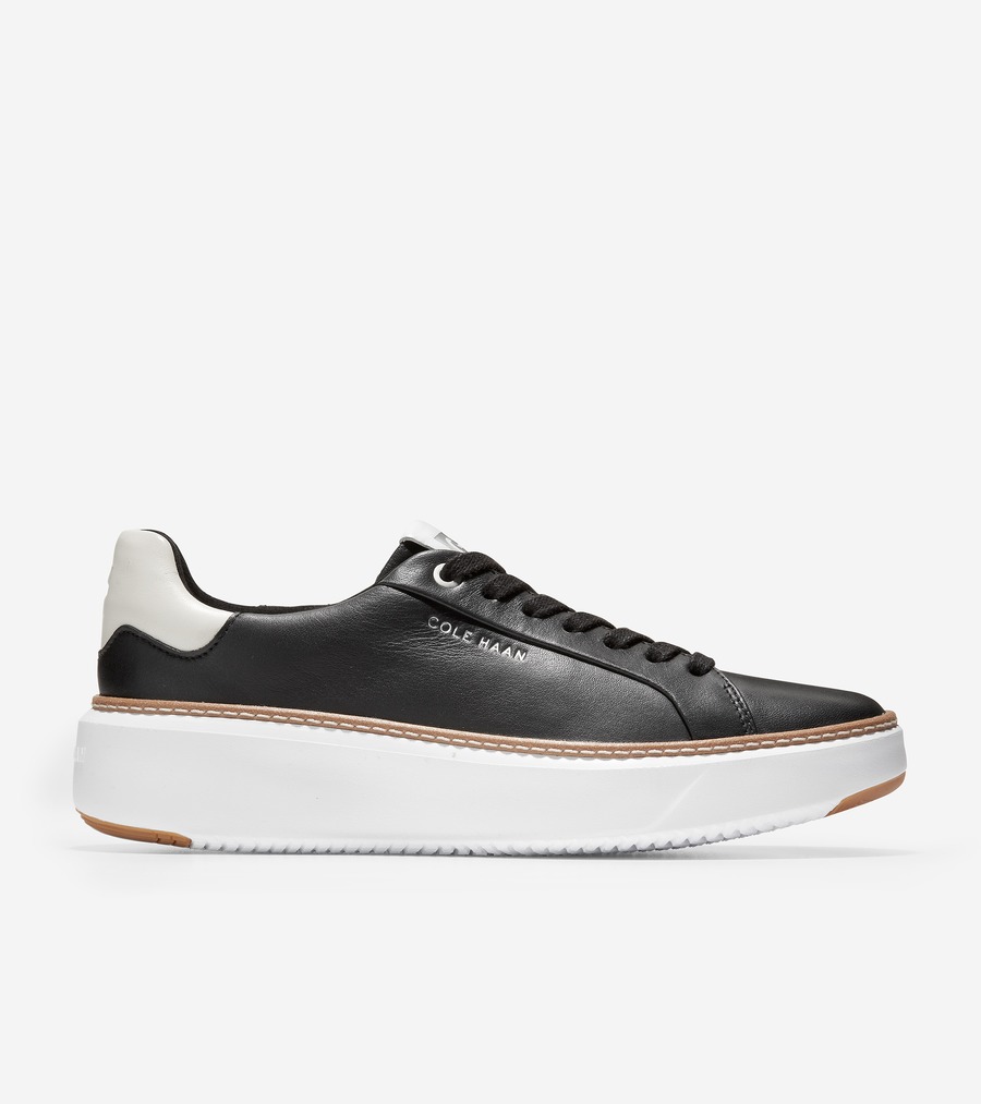 電話を掛けるハーン Colehaan レディース ウィメンズ シューズ スニーカー 地びた労働者階級 とっ始め回転運動 スニーカー womens W22706 黒いこと/ 白いこと なめし革