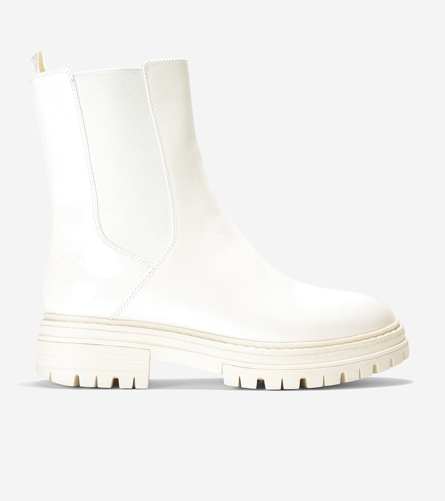 電話を掛けるハーン Colehaan 逃げ路 レディース ウィメンズ シューズ ブーツ \u0026 ブーお茶 タホ フェザーフィール チェルシー ブーツ womens W25469 象牙色 専売特許 なめし革 ブーティ-レディース靴