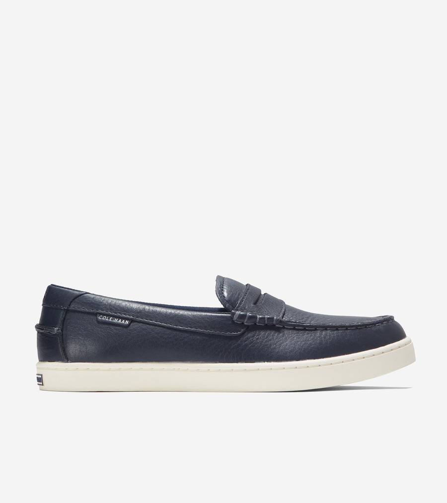コールハーン Colehaan アウトレット メンズ アウトレット シューズ ローファー & ドライバー ナンタケットペニー mens C38204 ネイビーブレザー ペブルドレザー/アイボリー｜コールハーン　店