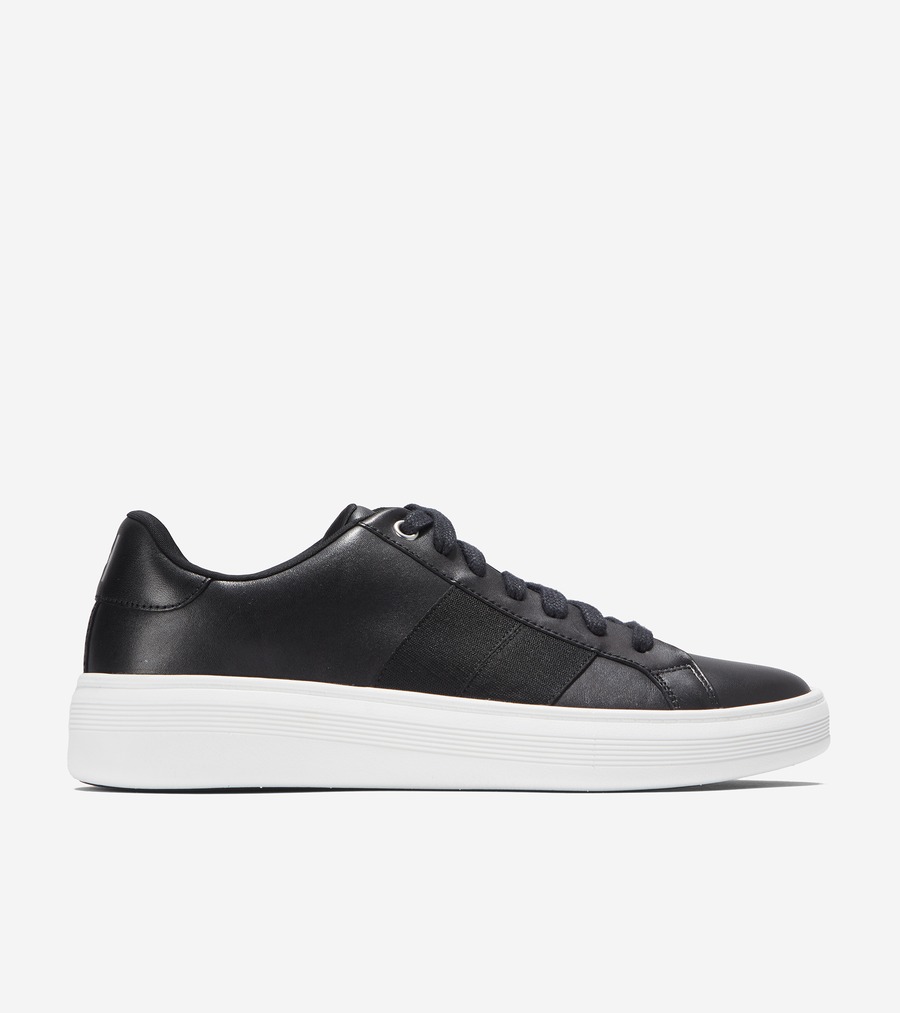 コールハーン Colehaan アウトレット メンズ アウトレット シューズ スニーカー グランドクロスコート プレミア mens C39025 ブラック/ホワイト