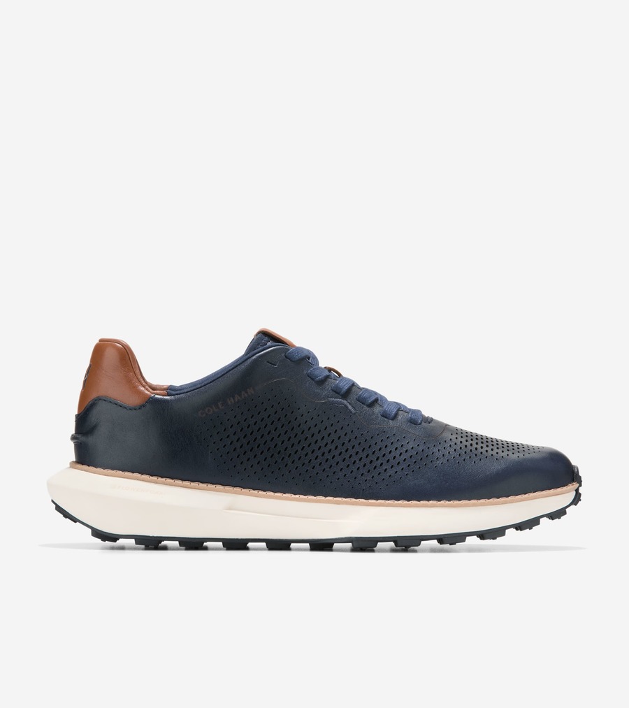 コールハーン Colehaan メンズ シューズ スニーカー グランドプロ アッシュランド レーザーパーフ スニーカー mens C38829 ネイビーブレザー/ブリティッシュタン/アイボリー