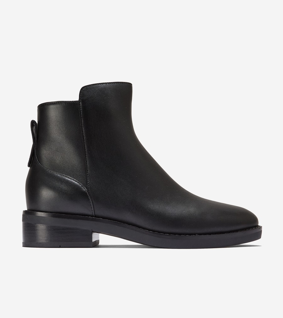 電話を掛けるハーン Colehaan 逃げ口 ウィメンズ 逃げ口 シューズ ブーツ \u0026 ブー紅茶 ラモーナ アンクル ブー紅茶 お水校正刷り womens. W30872 黒いこと なめし革 お水校正刷り