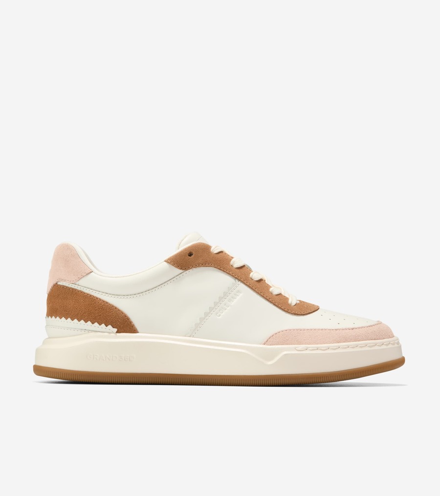 コールハーン Colehaan アウトレット ウイメンズ シューズ スニーカー グランドプロ カリッサ スニーカー womens. W32010 アイボリー / CH ポーセリン スエード / CH ゴールデン ハニー スエード